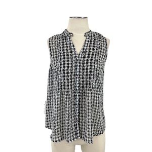 Anthropologie- Maeve Sheer Gingham Shirt XS